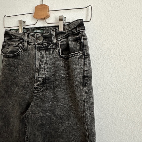 NWT Wild Fable Black Stone Washed High-Rise Button-Fly Straight Leg Jeans Size 4 - Picture 7 of 11